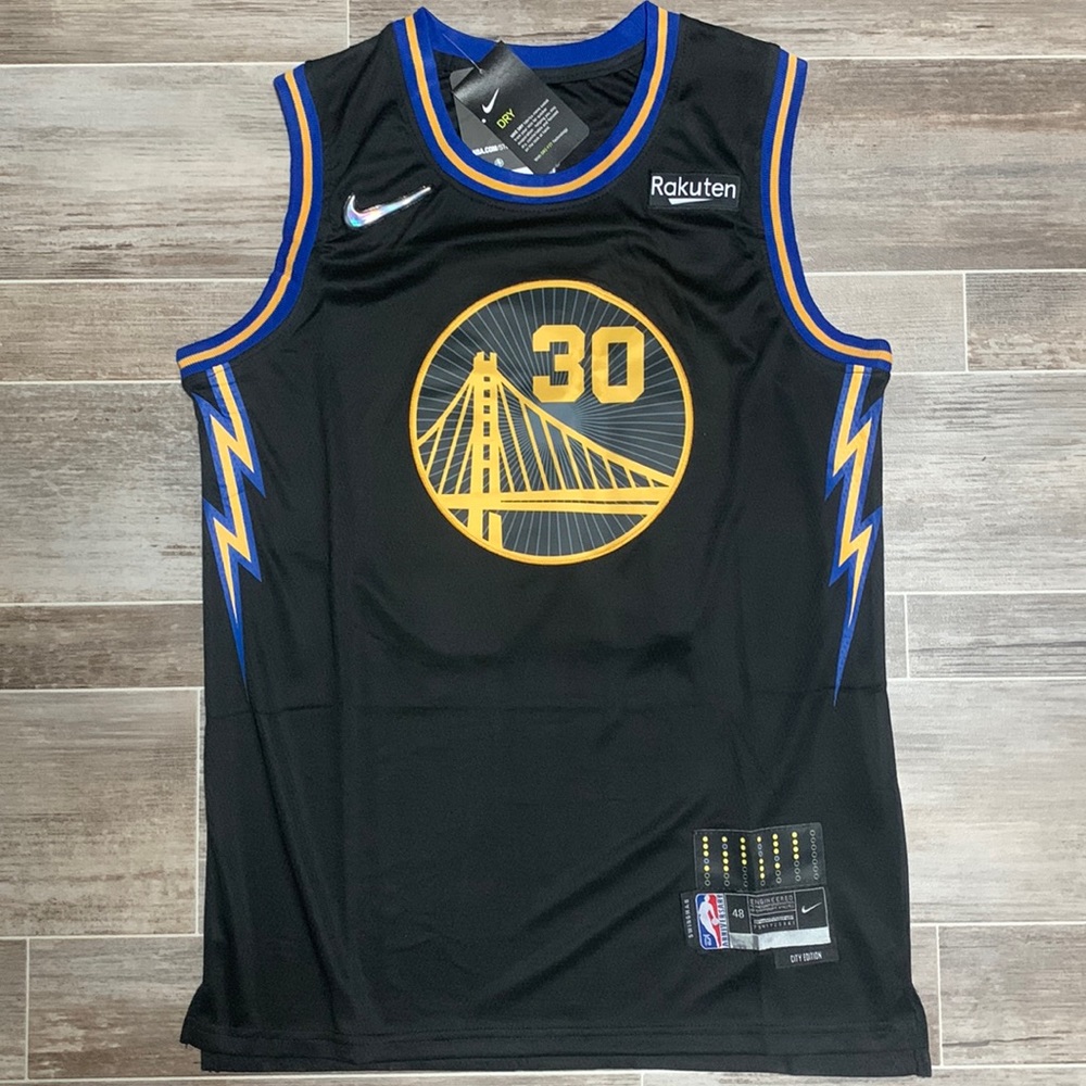 NBA Nike Swingman Golden State Warriors Steph Curry City Edition Jersey
